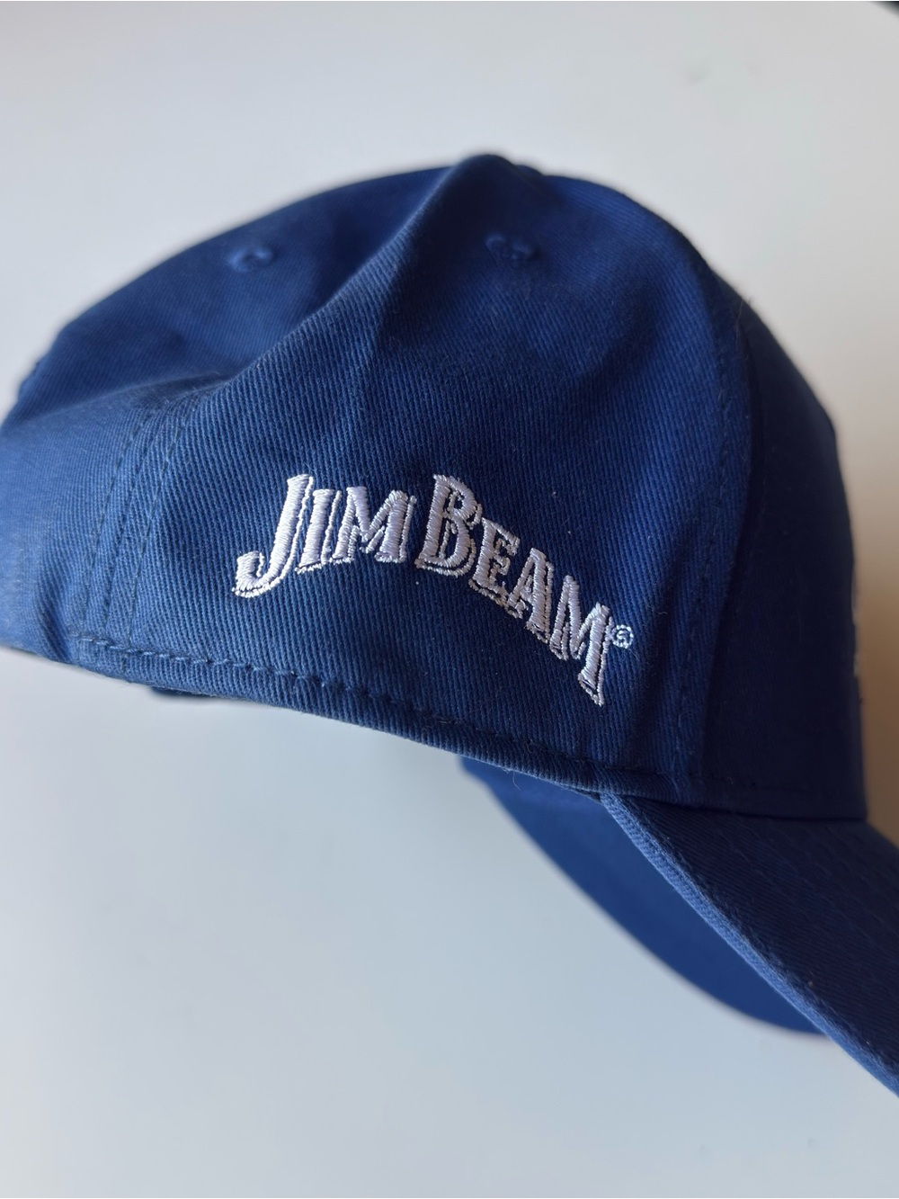 LA Dodgers x Jim Beam Adjustable Baseball Cap Blue Promotional Hat Exclusive - Picture 2 of 4